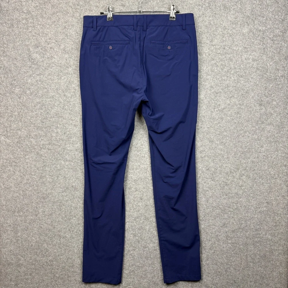 Rhone Commuter Pants Mens 32 Navy Blue Technical Stretch Performance‎ Trousers